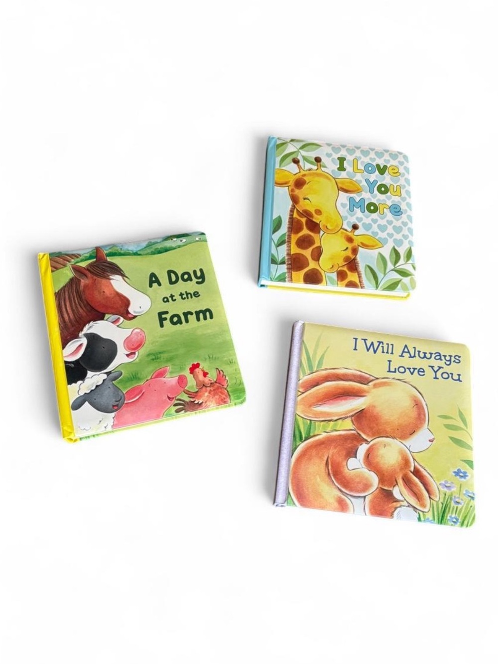 Set of 3 Kids Board Books - Baby Toddler Book Bundle Baby Shower Children’s Gift